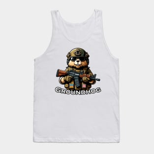 Tactical Groundhog Tank Top